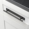 Gliderite Hardware 9 in. Matte Black Squared Back Plate 6-1/4 in. Center to Center - 9342-160-MB, 5PK 9342-160-MB-5 - alternate 3